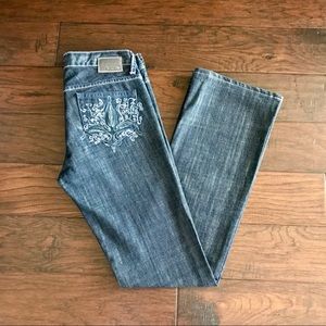 Petrol Jeans Aubrey Floral Pocket Low Rise Jean Size 4